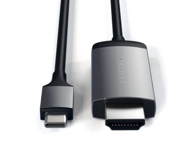 Перехідник Satechi Type-C to 4K HDMI Cable Space Gray