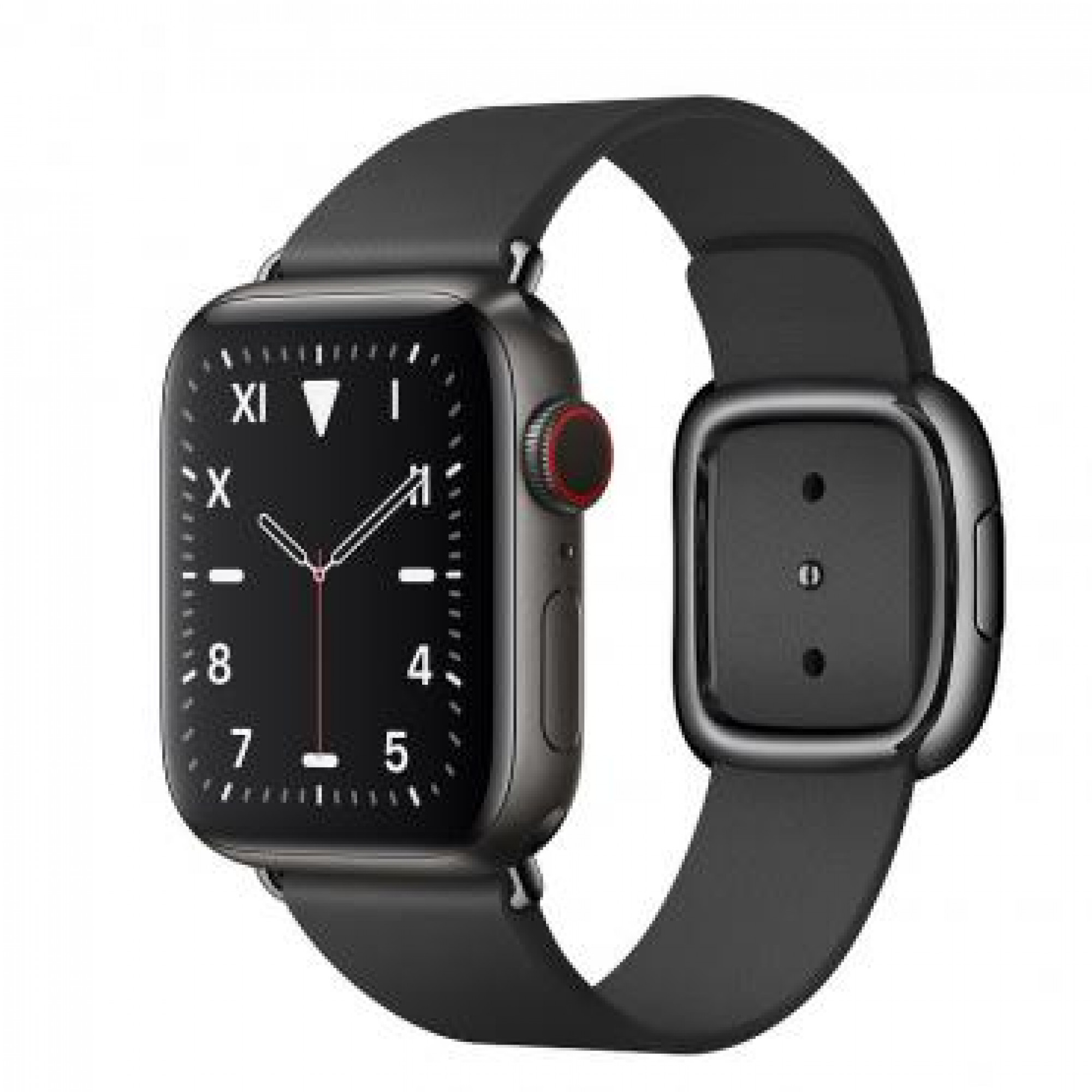 Apple Watch Series 5 GPS  40mm Space Black Titanium,Black Modern Buckle (MWQD2)