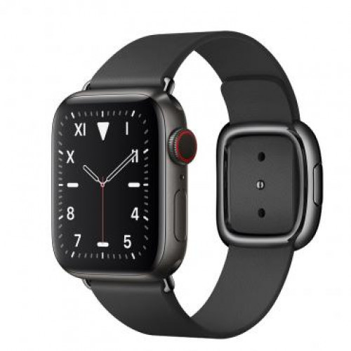 Apple Watch Series 5 GPS  40mm Space Black Titanium,Black Modern Buckle (MWQD2)