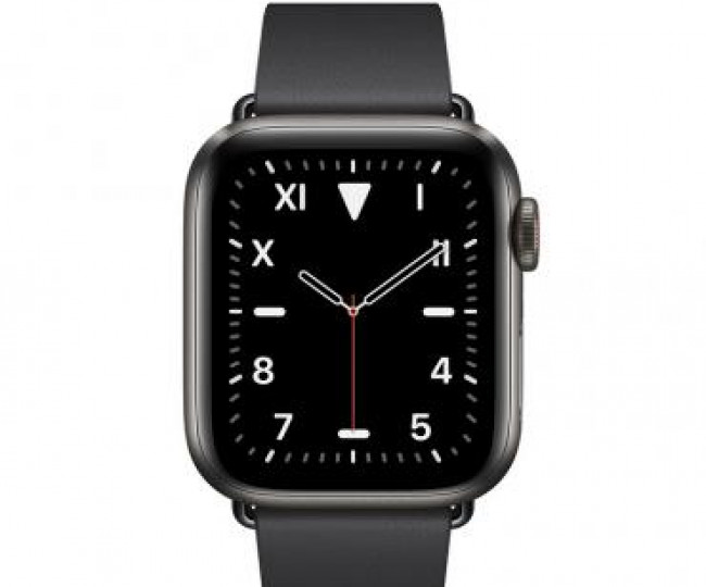 Apple Watch Series 5 GPS  40mm Space Black Titanium,Black Modern Buckle (MWQD2)