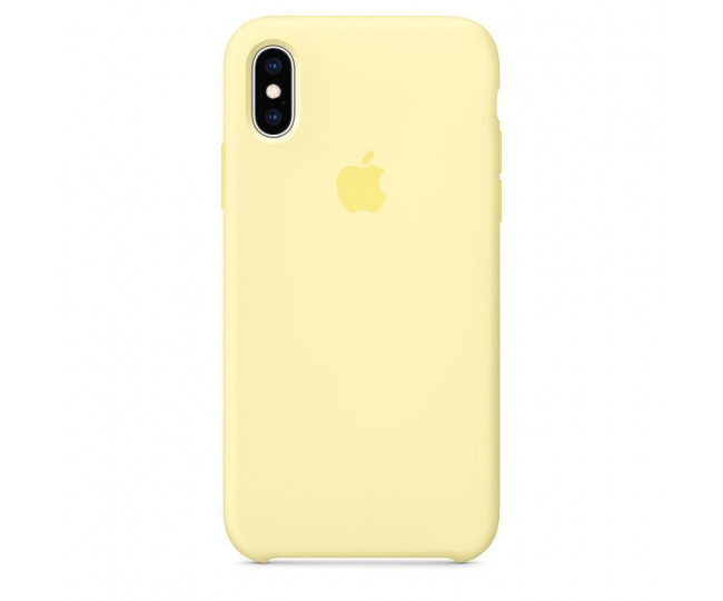 Чохол для смартфона Apple iPhone XS Silicone Case - Mellow Yellow (MUJV2)