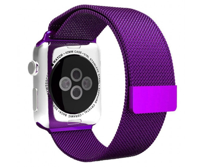 Ремінець для Apple Watch 38mm Milanese Loop Purple