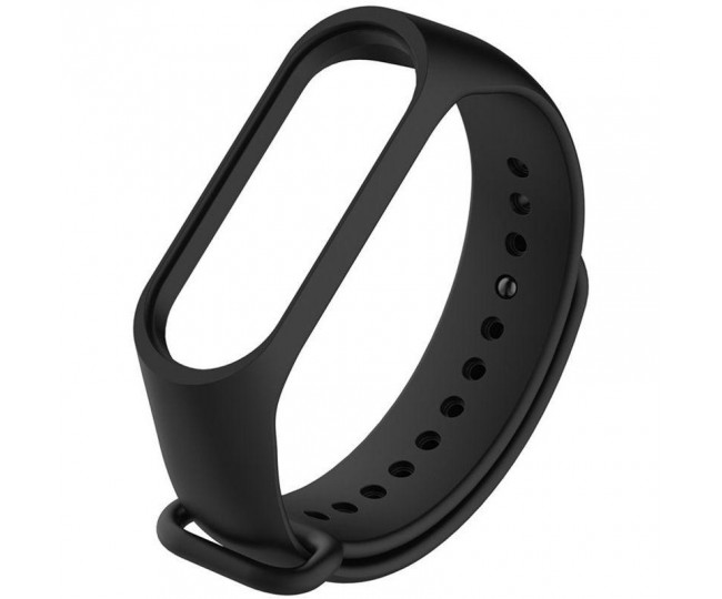 UWatch Replacement Silicone Band For Xiaomi Mi Band 4, Mi Band 3 Black