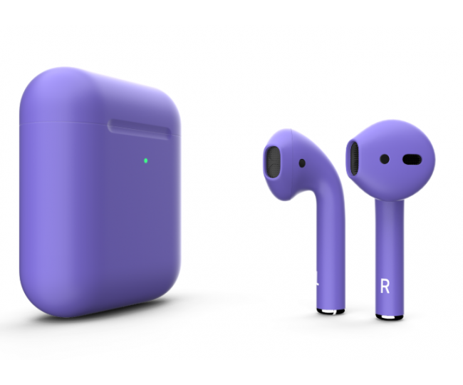 Наушники Apple AirPods 2 MRXJ2 с беспроводной зарядкой Ultra Violet Matte (Фиолетовые матовые)