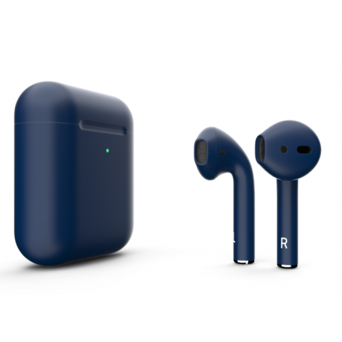 Навушники Apple AirPods 2 MRXJ2 з бездротовою зарядкою Night Blue Matte (Темно сині матові)