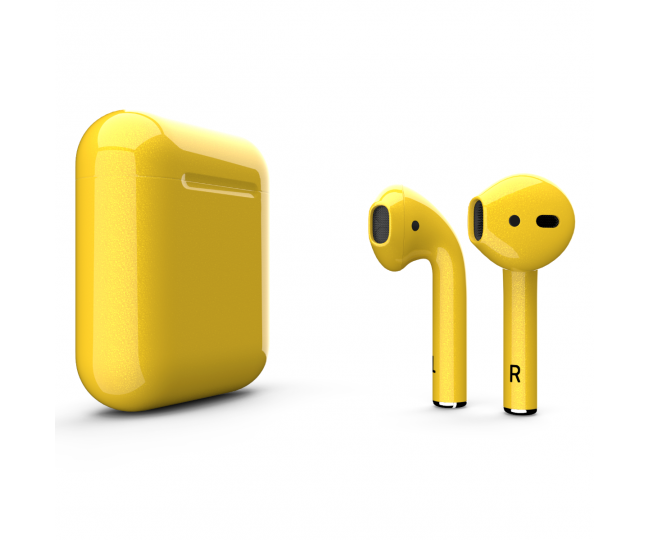 Навушники Apple AirPods 2 MV7N2 Yellow Gloss (Жовті глянцеві)