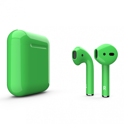 Навушники Apple AirPods 2 MV7N2 Lime Green Gloss (Зелені глянцеві)
