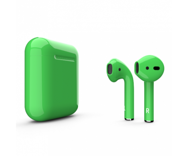 Навушники Apple AirPods 2 MV7N2 Lime Green Gloss (Зелені глянцеві)