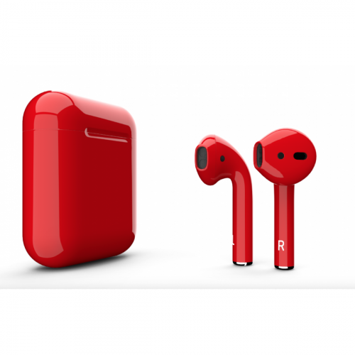Навушники Apple AirPods 2 MV7N2 Red Gloss (Червоні глянцеві)