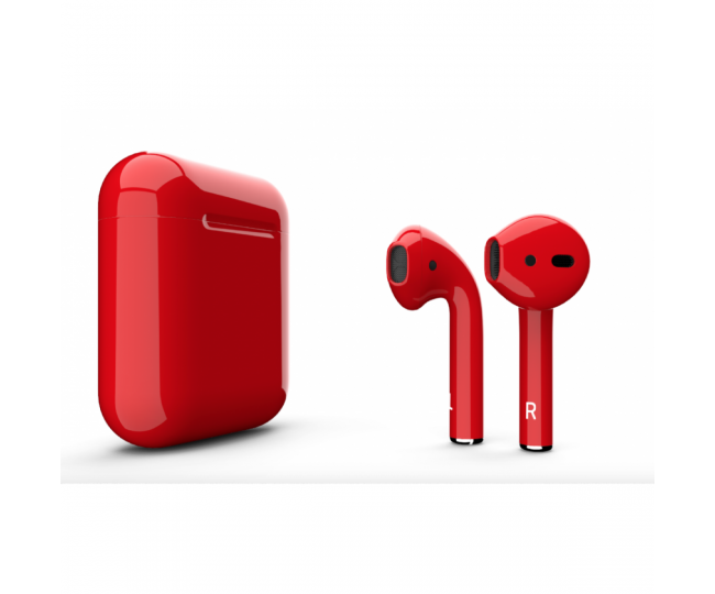 Навушники Apple AirPods 2 MV7N2 Red Gloss (Червоні глянцеві)