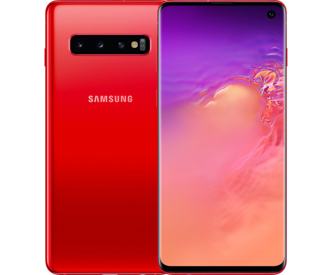 Samsung Galaxy S10 SM-G973 DS 128GB Red (SM-G973FZRD)