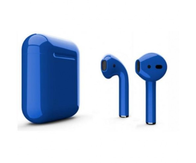 Наушники Apple AirPods 1 MMEF2 Blue Gloss (Синие глянцевые)