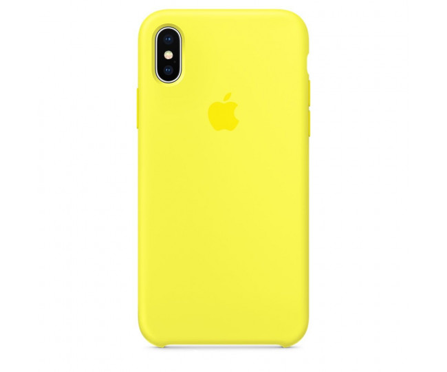 Чохол Apple Original Silicone для iPhone XS Max Yellow