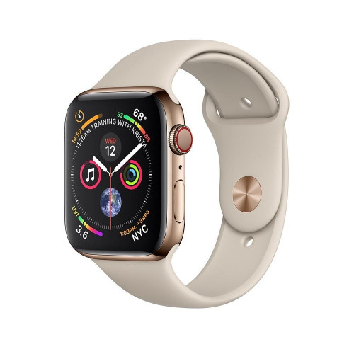 Apple Watch GPS Cellular 40mm Gold Stainless Steel Case with Stone Sport Band (MTUR2 / MTVN2)