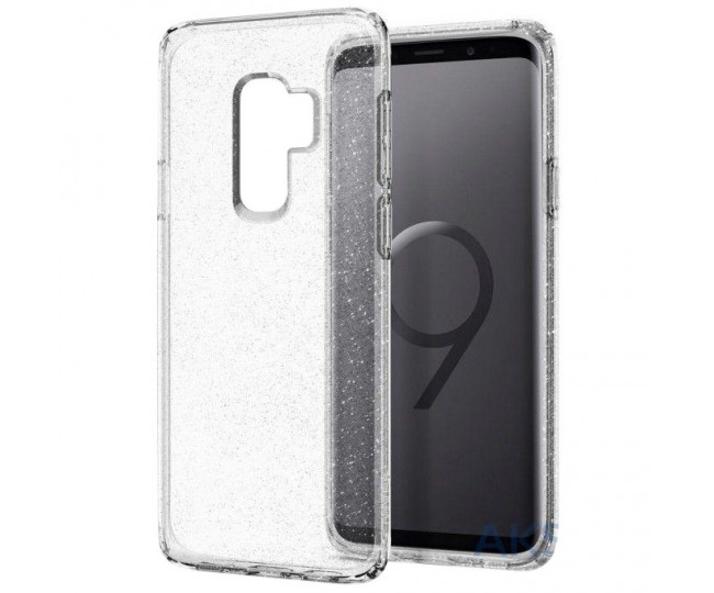 Spigen Samsung Galaxy S9 Plus Case Liquid Crystal Glitter Crystal Quartz 593CS22918