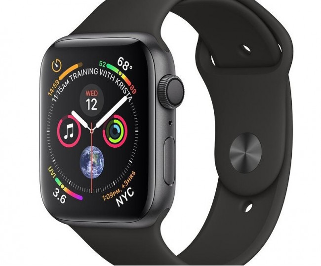 Apple Watch Series 4 GPS 40mm Gray Alum. w. Black Sport b. Gray Alum. (MU662) Распакованные 