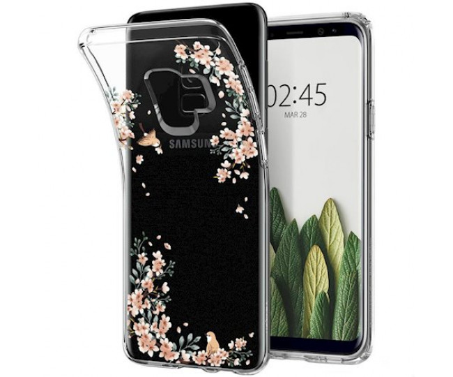 Spigen Samsung Galaxy S9 Case Liquid Crystal Blossom Nature 592CS22828