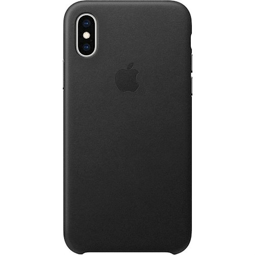 Apple iPhone XS Leather Case - Black (MRWM2)