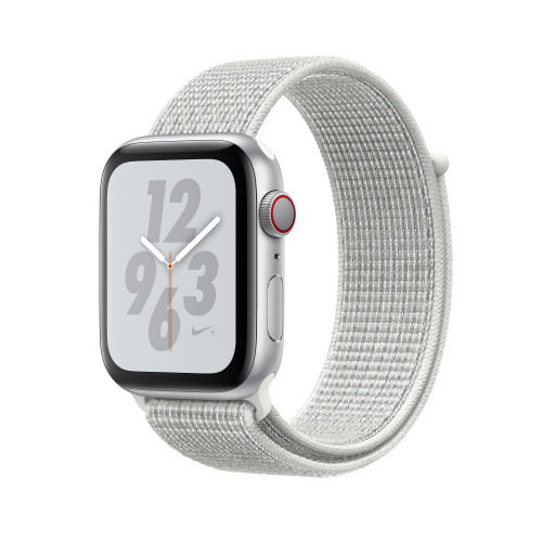 Apple Watch Series 4 Nike (GPS Cellular) 40mm Silver Aluminium Case with Summit White Nike Sport Loop (MTX72 / MTXF2) 