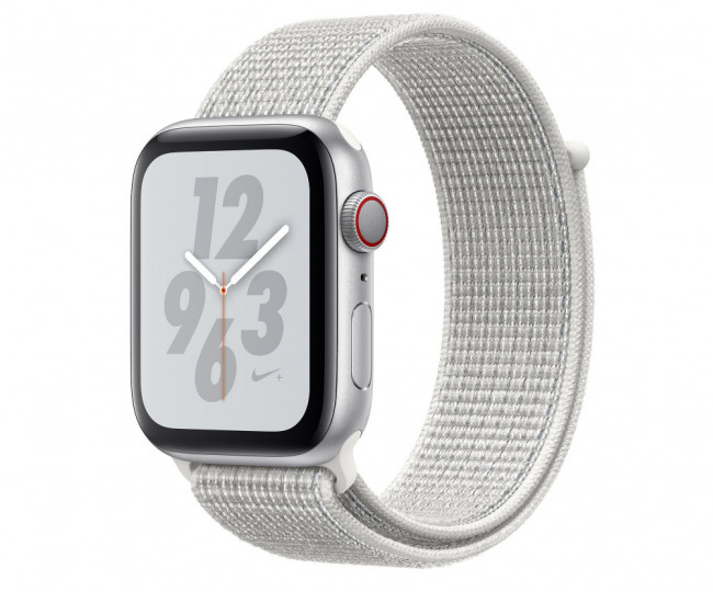 Apple Watch Series 4 Nike GPS Cellular 40mm Silver Aluminium Case with Summit White Nike Sport Loop MTX72 MTXF2 BigMag