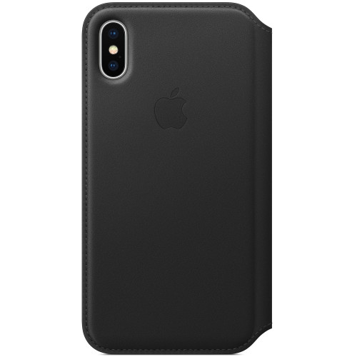 Apple iPhone X Leather Folio - Black (MQRV2) без коробки