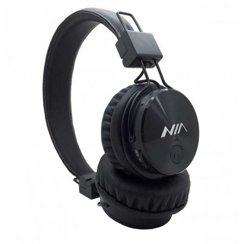 Навушники Nia Q1 Bluetooth + Mp3 плеєр і Fm Black