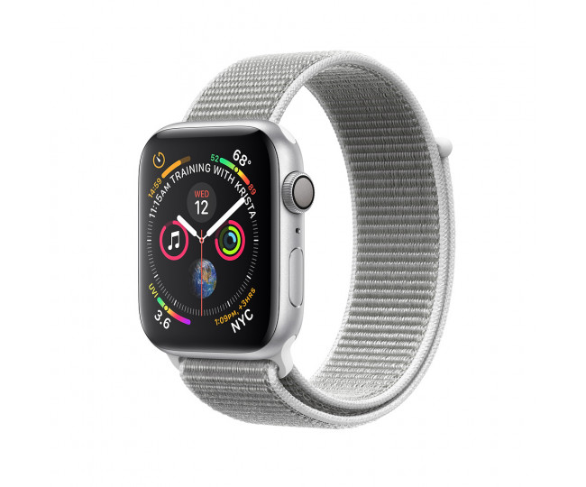 Apple Watch Series 4 (GPS) 44mm Silver Aluminum with Seashell Sport Loop (MU6C2) б/в