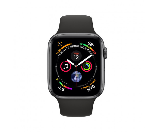  Apple Watch Series 4 GPS 40mm Gray Alum. w. Black Sport b. Gray Alum. (MU662)