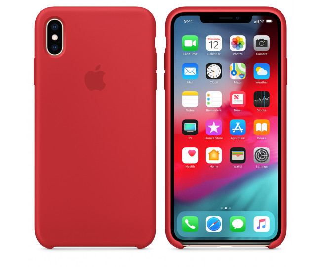 Чохол Apple Original Silicone для iPhone XS Max Red