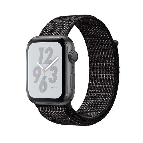 Apple Watch Nike Series 4 GPS 40mm Gray Alum. w. Black Nike Sport l. Gray Alum. (MU7G2)