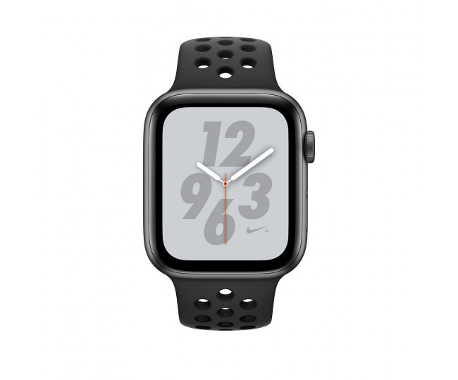  Apple Watch Nike Series 4 GPS 44mm Gray Alum. w. Anthracite/Black Nike Sport b. Gray Alum. (MU6L2) (GPS) Space Aluminum Case with Nike Band 