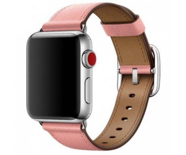 Ремешок для Apple Watch 42mm Hermes Buckle Classic Pink