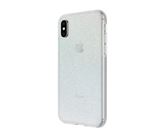 Чохол Incipio Design Series Classic для iPhone X Iridescent White Glitter (IPH-1651-WTG)