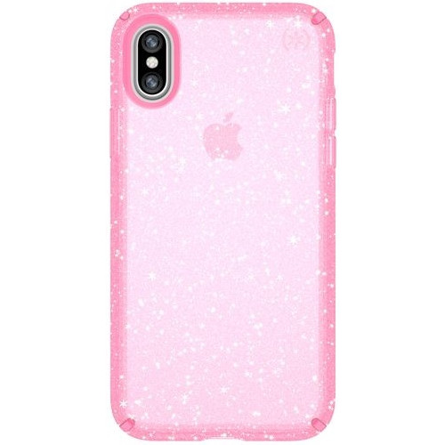 Чохол Speck Presidio Clear + Glitter для iPhone X / XS Bella Pink with Glitter / Bella (SP-103132-6603)