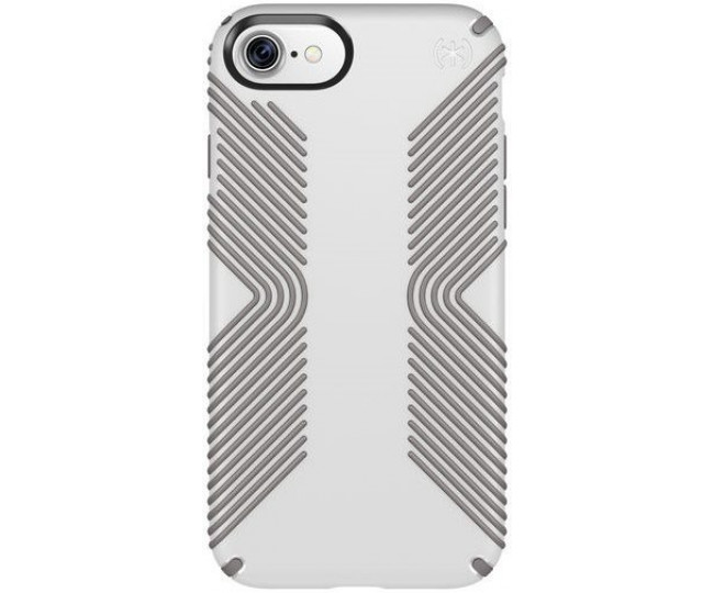 Чохол для мобільного телефону Speck iPhone 7 Almond Presidio Grip White / Ash Grey (799875728)