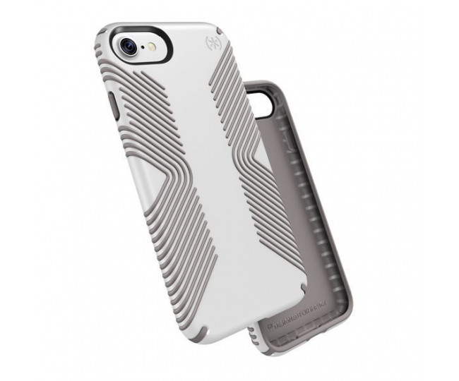 Чохол для мобильного телефона Speck iPhone 7 Almond Presidio Grip White/Ash Grey (799875728)