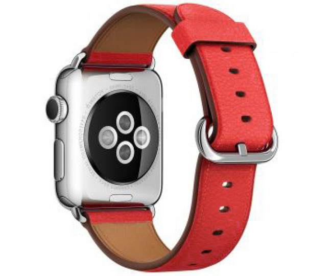 Ремешок для Apple Watch 42mm Hermes Buckle Classic Red
