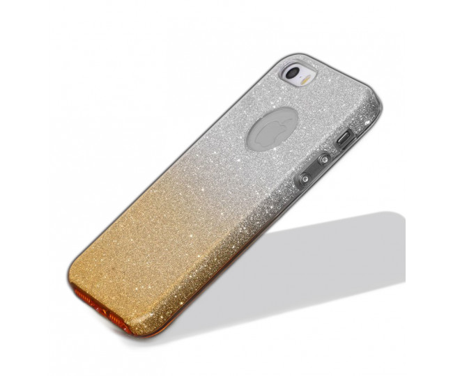 Чохол Fshang для iPhone 5/SE Silver Gradient Gold