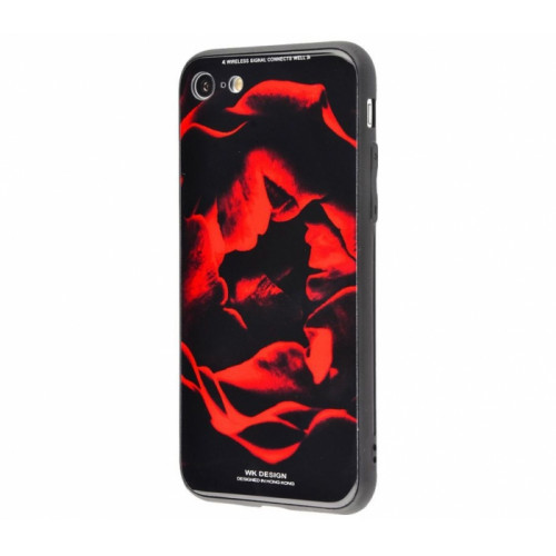 Чохол WK Design Glass LL04 для iPhone 6 / 6s Plus Red Rose