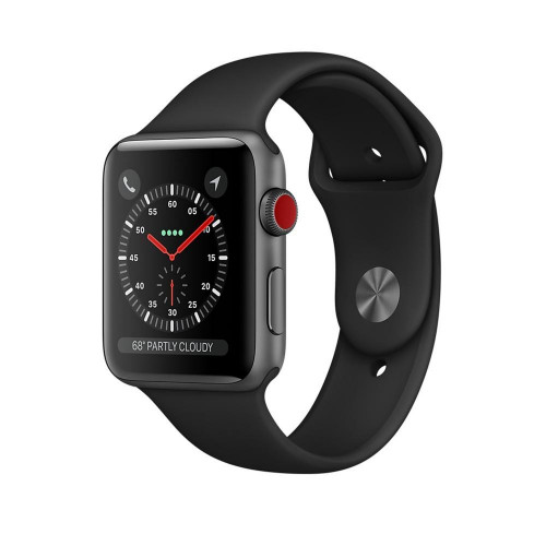 Apple Watch Series 3 GPS Cellular 42mm Gray Aluminum c. w. Gray Sport b. (MTGT2)