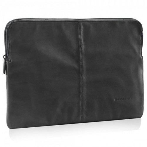 Чохол для ноутбука DECODED Leather Slim Sleeve with Zipper for MacBook 12 "Black (D4SS12BK)