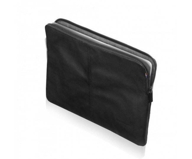 Чохол для ноутбука DECODED Leather Slim Sleeve with Zipper for MacBook 12" Black (D4SS12BK)