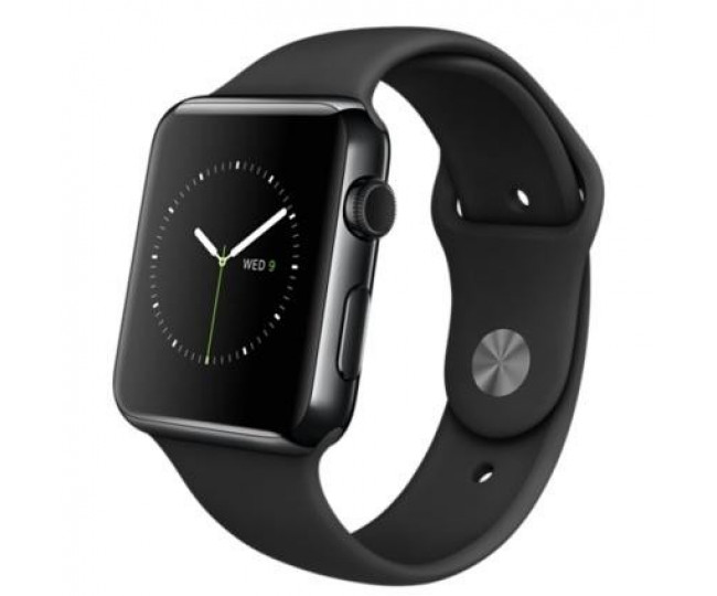 Apple Watch 42mm Space Black Stainless Steel Case with Black Sport Band (MLC82) 3/5 б/у