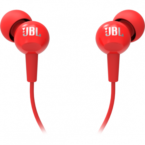 Наушники с микрофоном JBL C100SI Red