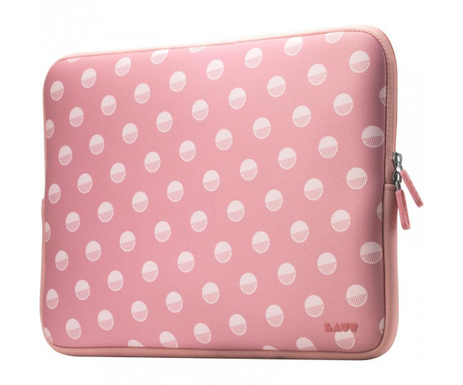 Чохол для ноутбука LAUT Pop для MacBook 13 Polka Pink (LAUT_MB13_POP_PK)
