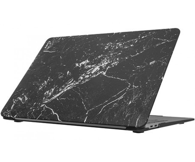 Чохол-накладка Laut HUEX ELEMENTS для 13 MacBook Air (2018), черный мрамор LAUT_13MA18_HXE_MB