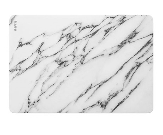Чохол-накладка Laut HUEX ELEMENTS для 13 MacBook Air (2018), білий мармур LAUT_13MA18_HXE_MW