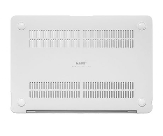 Чохол-накладка Laut HUEX ELEMENTS для 13 MacBook Air (2018), білий мармур LAUT_13MA18_HXE_MW