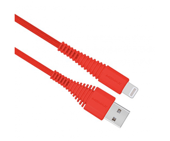 Kабель Momax TOUGH Link 1.2m USB to Lightning Red (DL8R)