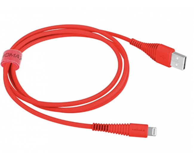 Kабель Momax TOUGH Link 1.2m USB to Lightning Red (DL8R)